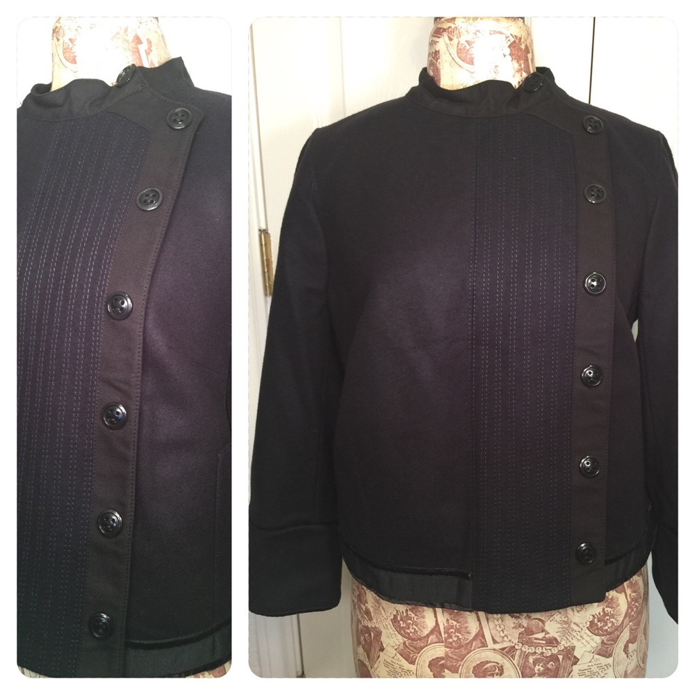 Zara black wool jacket